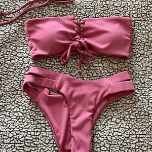 Pink bikini